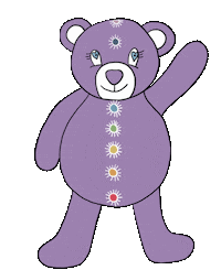 Lavenderbuddy toys teddy bear send sensory play Sticker
