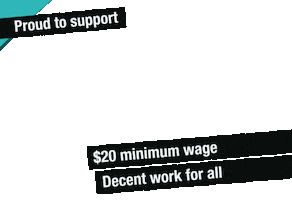 justice4workers minimum wage sisterknees justice4workers justice for workers Sticker