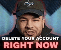 Delete Your Account GIF