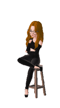 elistorycriativo girl sitting menina garota Sticker