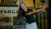 Golf Bison GIF by NDSU Athletics
