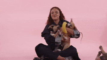 Tessa Thompson Puppy Interview GIF by BuzzFeed
