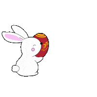 Easter Bunnies Bunny Sticker by Marina Di Venezia