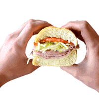 sandwich eating Sticker by Jersey Mike's Subs
