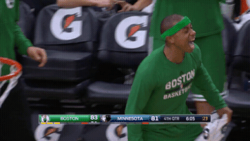 Fired Up Reaction GIF by Boston Celtics