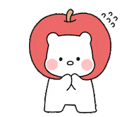 Sad Apple Sticker