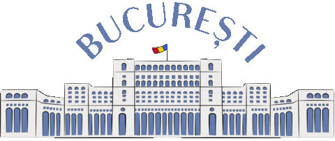 Romania Bucharest Sticker by CircleSquare