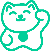 Kitty Japanese Sticker by dondoncurry