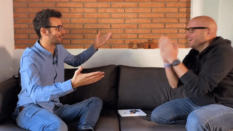 Give Me Five Hug GIF by NørdicWire