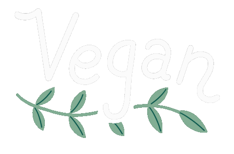 Vegan Typography Sticker