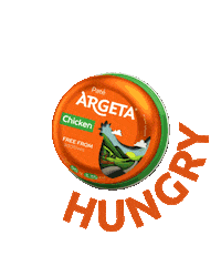 Hungry Food Sticker by Argeta