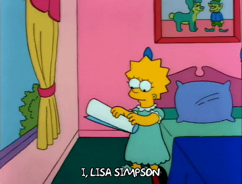 Speaking Season 3 GIF by The Simpsons