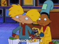 hey arnold nick splat GIF