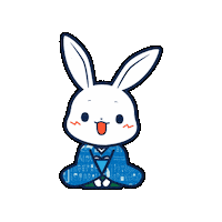 Bunny あけましておめでとう Sticker by BEAUTY GARAGE