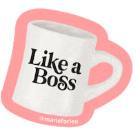 Like A Boss Sticker by Marie Forleo