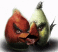 Angry Bird Chuck GIF