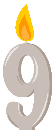 Flickering Nine Years GIF