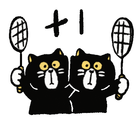 Badminton Sticker