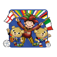 Italy Italia Sticker by Dewacasino Official