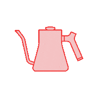 Pink Coffee Sticker
