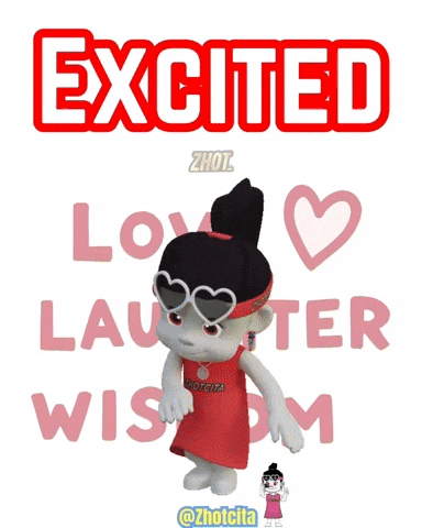 Excited Party GIF by Zhotcita