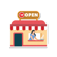 tokobay_id restaurant store seller toko Sticker