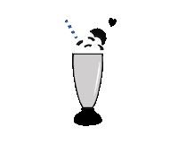 monicamaralit milkshake oreo milkshake cookies and cream milkshake Sticker