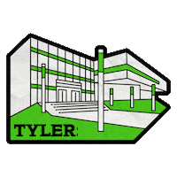 Temple Tyler Sticker by Tyler School of Art and Architecture