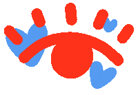 Heart Sticker by Poppy Deyes