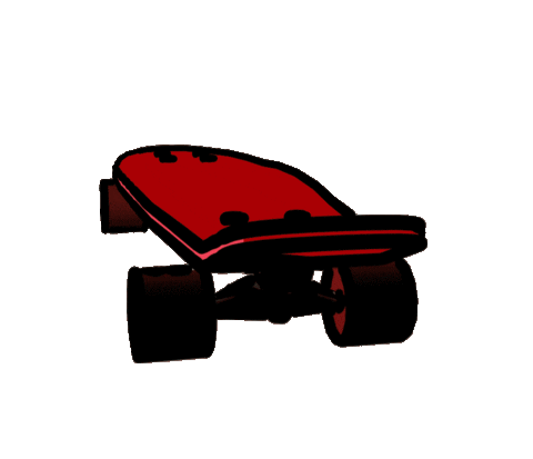 jump skate Sticker