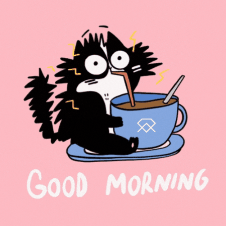 msdstore good morning coffee time catlover friday morning GIF