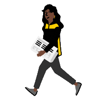Zeitung Postbote Sticker by Deutsche Post DHL