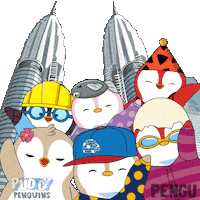 Kuala Lumpur Travel Sticker by Pudgy Penguins