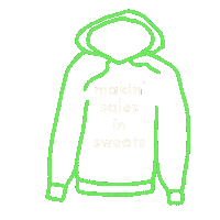 Sweatshirt Sticker by Becky Feigin