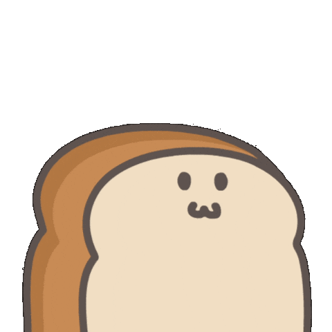 Happy Wave Sticker by Tasty Toastys