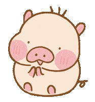 Ankoanko0325 pig ありがとう おめでとう やった Sticker
