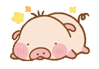 Ankoanko0325 pig 嬉しい ぶた あんこ Sticker