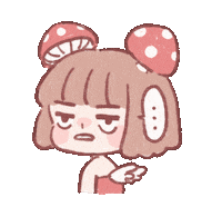 cherryrabbit cherryrabbit cherriuki cherririi mushroomgirl Sticker