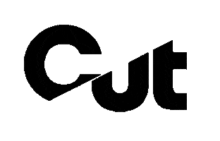 cutawayproductions cut blackwhite filmmakers cutaway Sticker
