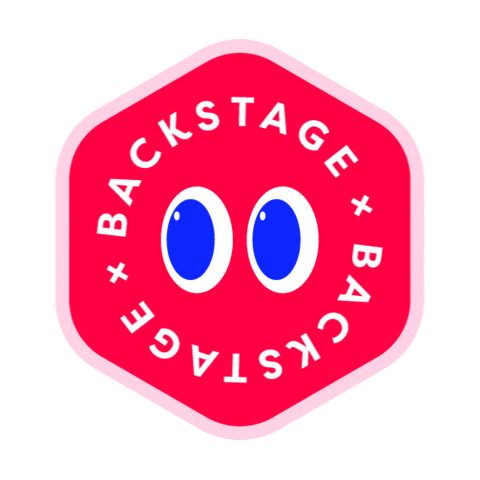 Pixiyo giphyupload eyes backstage coulisses Sticker