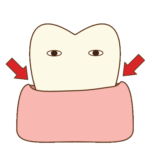 dental_sozai giphyupload tooth gums 歯 Sticker