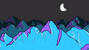 moon sky GIF by SUPA FLOWA