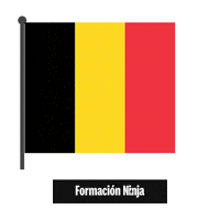Belgium Flag Sticker by Formación Ninja