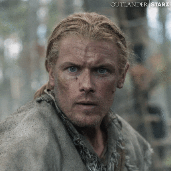 Shocked Sam Heughan GIF by Outlander
