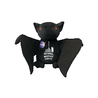 Bat Vortex Sticker by National Weather Center