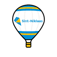 sint-niklaas balloon ballon sint-niklaas sintniklaas Sticker