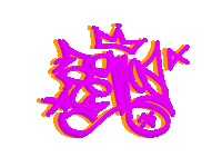 Street Art Typography Sticker