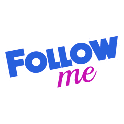 Follow Me Sticker Sticker
