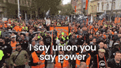 ausunions power politics protest rally GIF