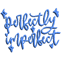 lcloveslettering imperfect perfectly imperfect Sticker